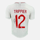 Framed Kieran Trippier Signed England Shirt 2018 World Cup [Modern]