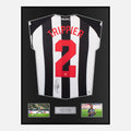 Framed Kieran Trippier Signed Newcastle United Shirt 2023-24 Home [Classic]