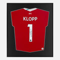 Framed Signed Klopp Liverpool Shirt, Red 2020-21 [Lite]
