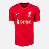 Framed Jurgen Klopp Signed Liverpool Shirt 2021-22 Home [Mini]