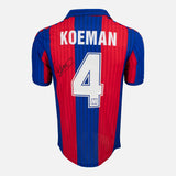 Framed Koeman Signed Shirt, Autographed Barcelona Home [Mini]