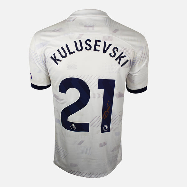 Dejan Kulusevski Signed Tottenham Hotspur Shirt 2023-24 Home [21]