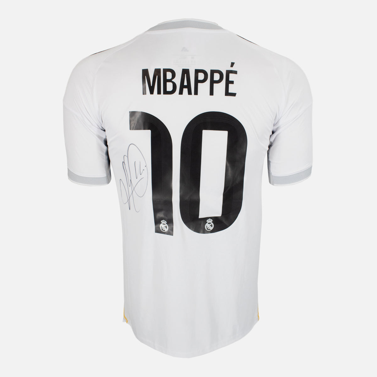 Kylian Mbappe Signed Real Madrid Shirt Home 2025-26 [10] — Real Madrid signed shirt from the 2025 to 2026 season | The Vault
