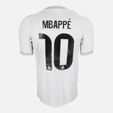 Framed Mbappe Signed Shirt, Real Madrid Home 10 Jersey [Lite]