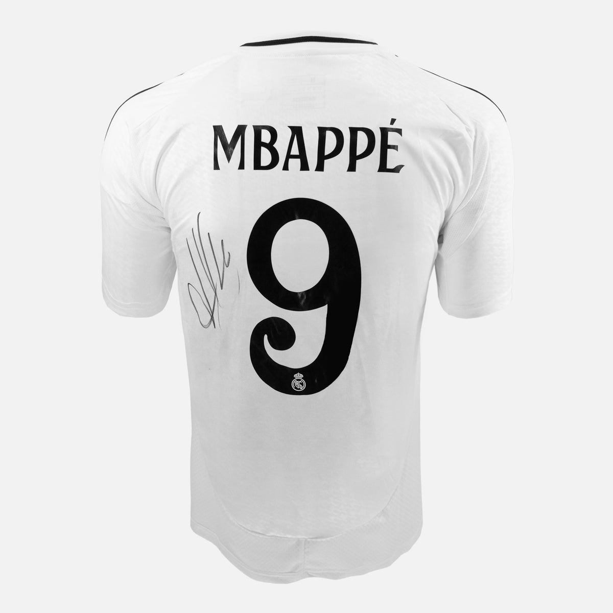 Mbappe Signed Real Madrid Shirt Home Jersey [9] — Real Madrid signed shirt from the 2024 to 2025 season | The Vault