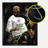 Framed Luís Boa Morte Signed Fulham Photo [10x8"]