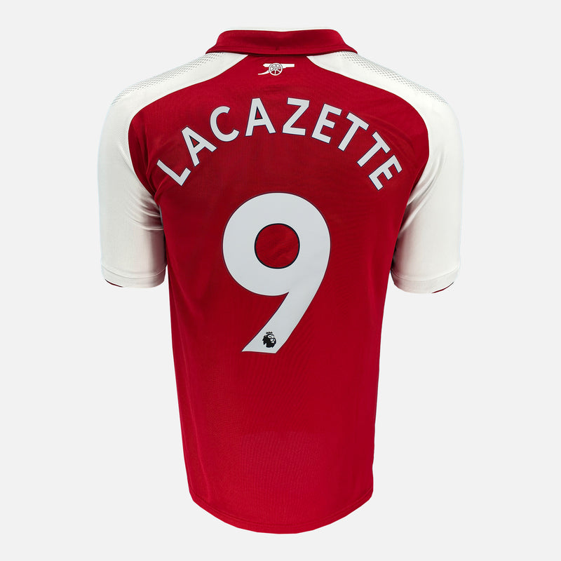 2017-18 Arsenal Home Shirt Lacazette 9 [Good] L