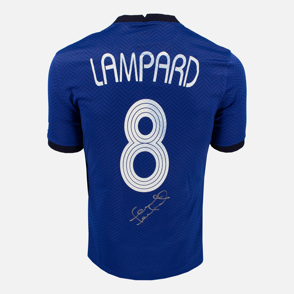 Frank Lampard Signed Chelsea Shirt 2020-21 Home [8] — Chelsea signed shirt from the 2020 to 2021 season | The Vault