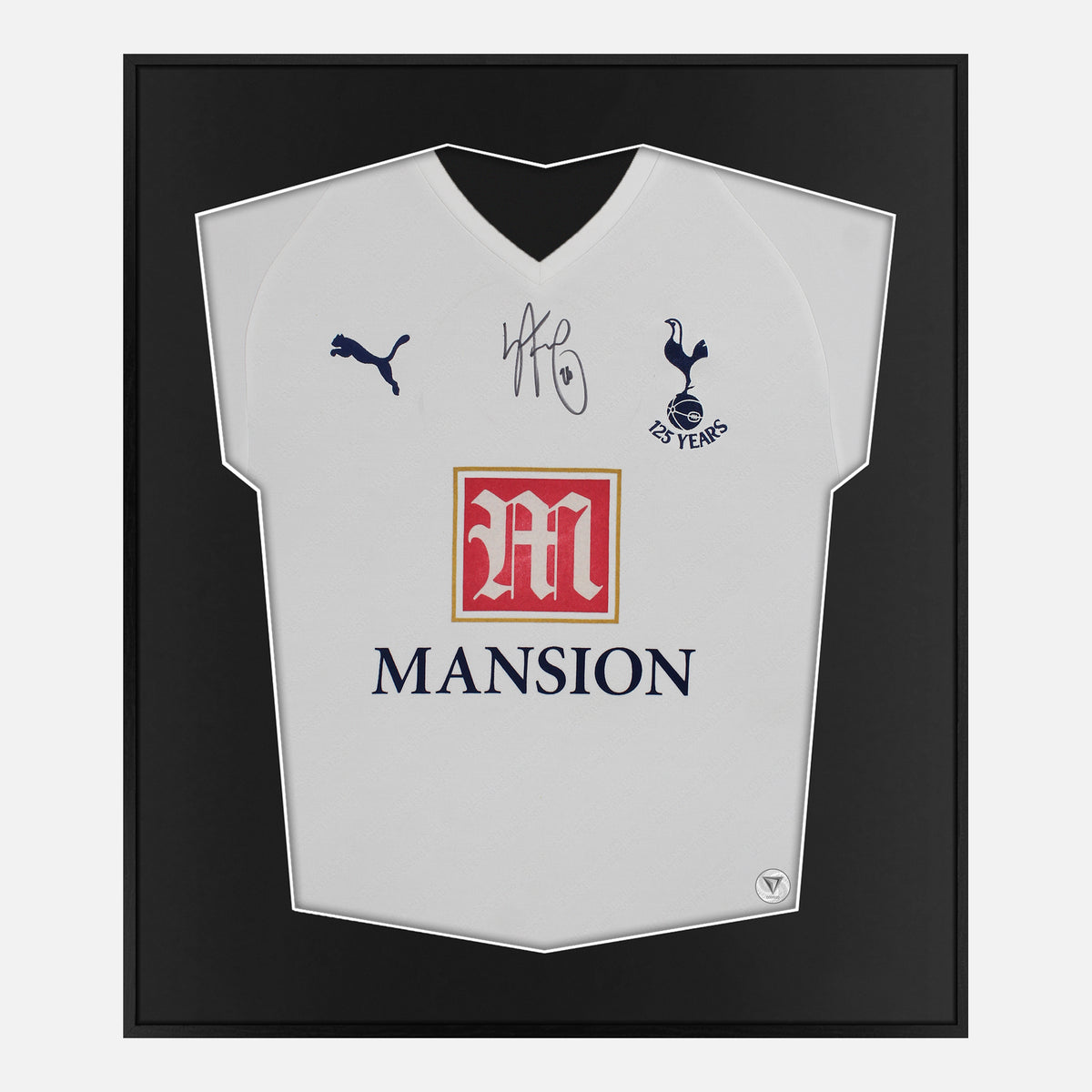 Framed Ledley King Signed Shirt, Tottenham Hotspur Home [Lite] — Authentic signature with NFC and COA | The Vault