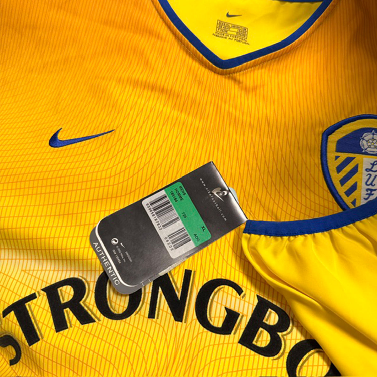 2002-03 Leeds United Away Shirt long sleeve [New] XL — Looking after your new Leeds United football shirt | The Vault