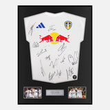 Framed Squad Signed Leeds United Shirt 2025-26 Home [Classic]