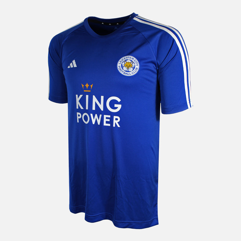 Jonny Evans Signed Leicester City Shirt Home [6]