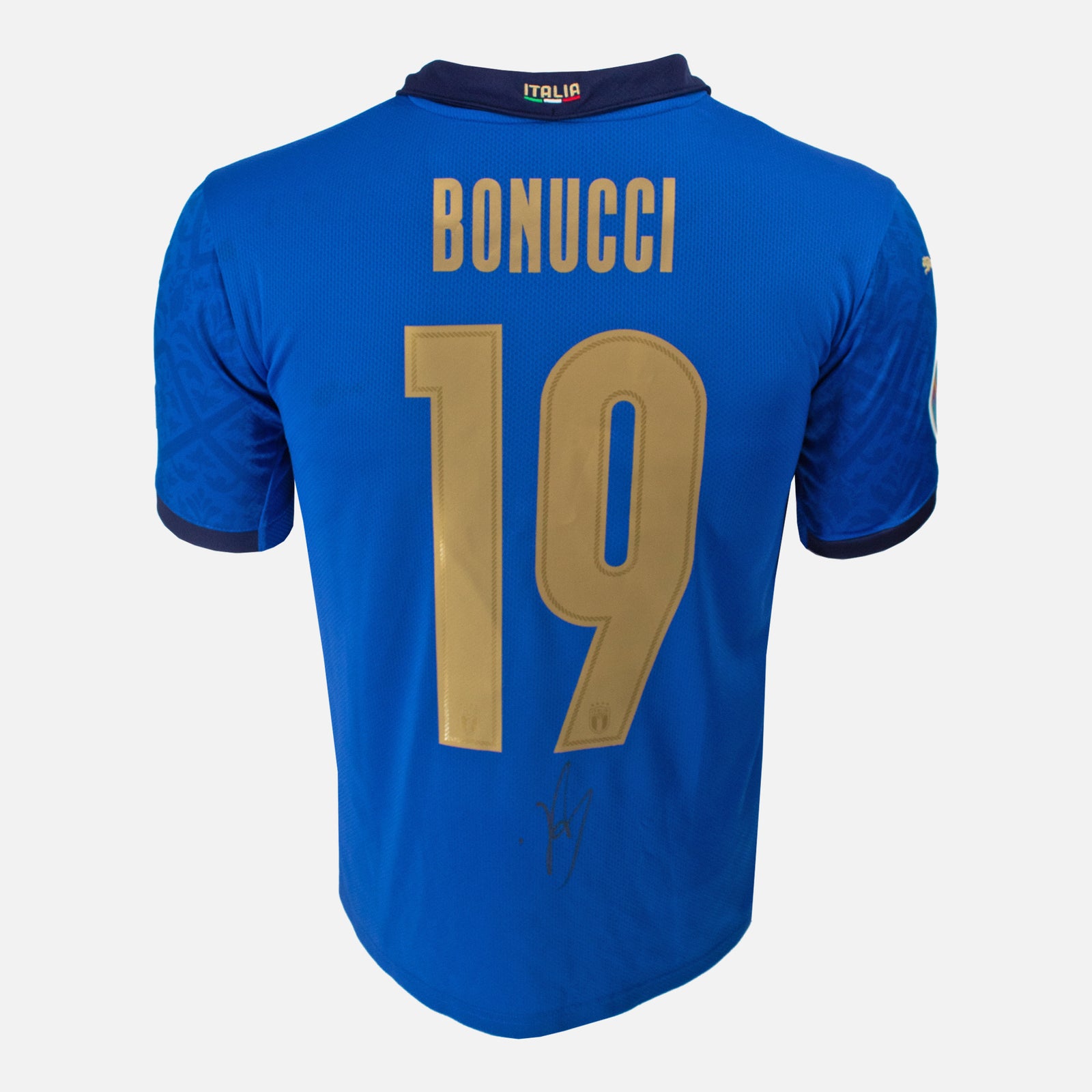 Leonardo Bonucci Signed Italy Shirt | Vault Verified