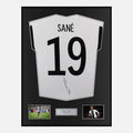 Framed Leroy Sane Signed Germany Shirt Home 2022-23 [Classic]