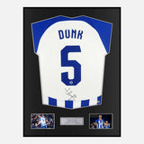 Framed Lewis Dunk Signed Brighton Shirt Home 2023-24 [Modern]