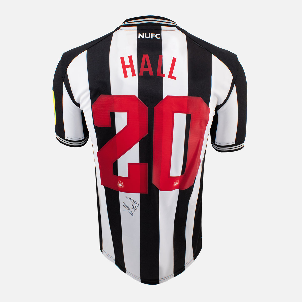 Lewis Hall Signed Newcastle United Shirt 2023-24 Home [20] — Newcastle United signed shirt from the 2023 to 2024 season | The Vault
