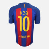 Rare Lionel Messi Barcelona 2016-17 Home Shirt