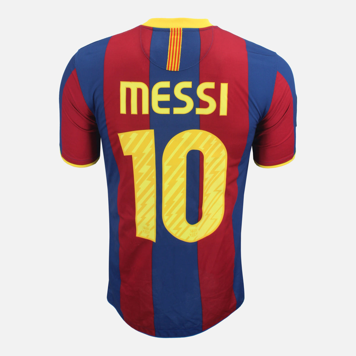 2010-11 Barcelona Home Shirt Messi 10 [Excellent] M — Original Barcelona home football shirt from the 2010-11 season | The Vault