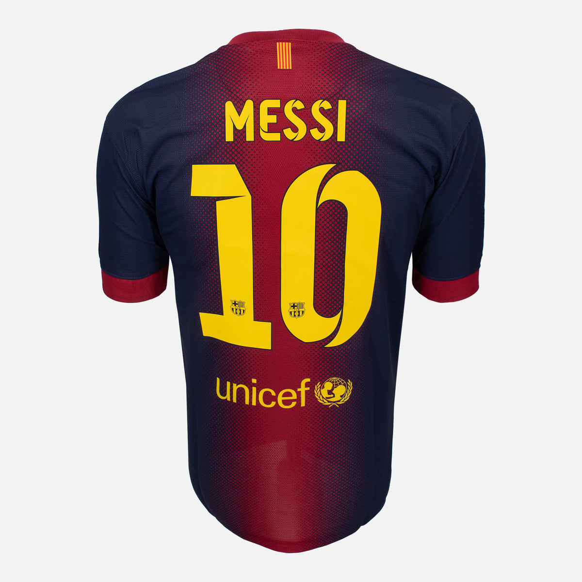 2012-13 Barcelona Home Shirt Lionel Messi 10 [New] XL — Original and official Barcelona shirt, brand new with tags | The Vault