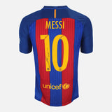 Lionel Messi Signed Barcelona Shirt 2016-17 Home [10]