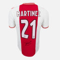 Lisandro Martinez Signed Ajax Shirt 2022-23 Home [21]