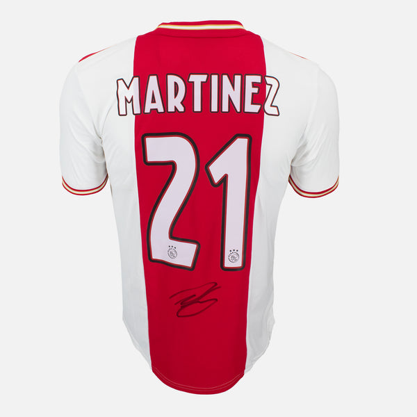 Lisandro Martinez Signed Ajax Shirt 2022-23 Home [21]