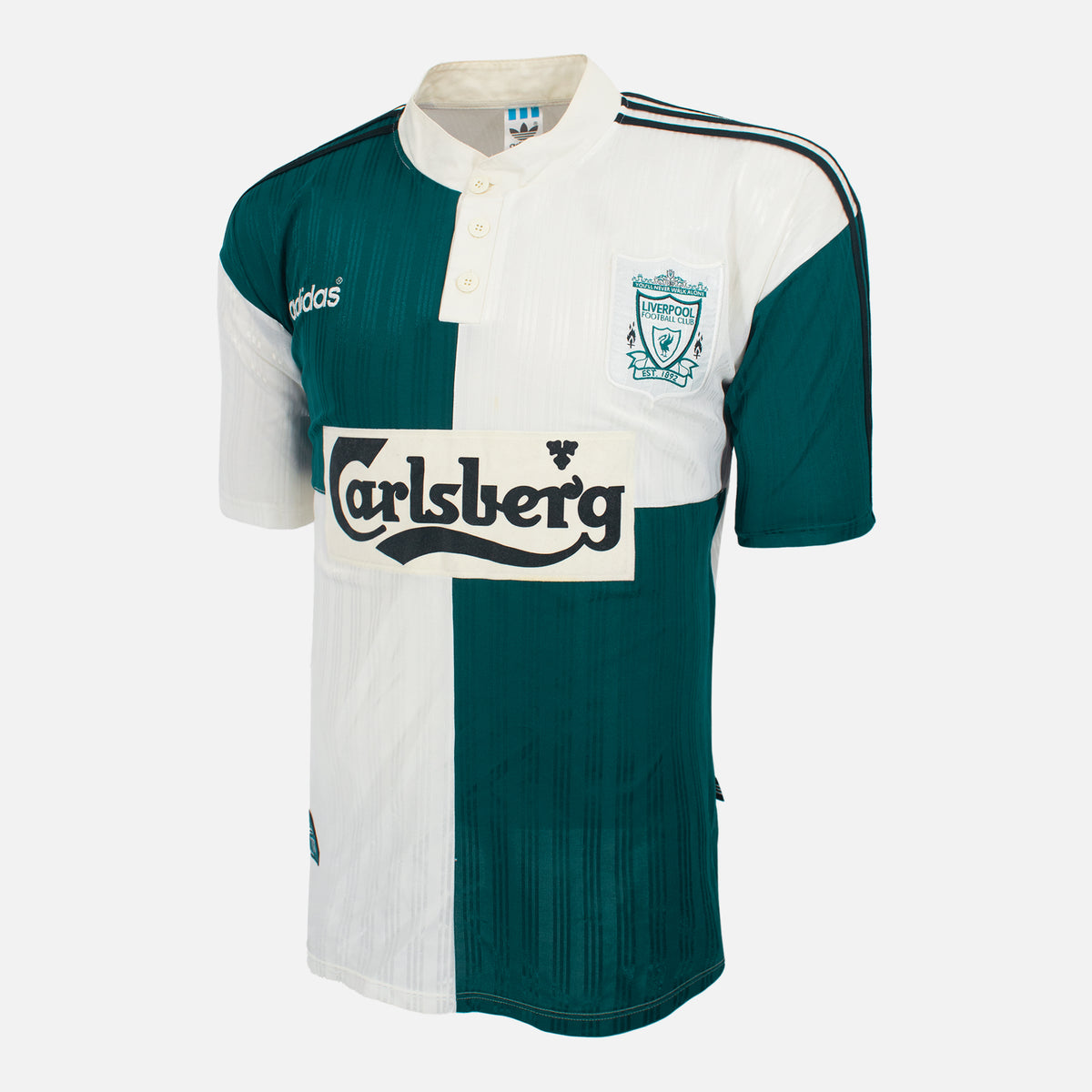 1995-96 Liverpool Away Shirt [Excellent] XL — Verified official Liverpool shirt, condition graded | The Vault