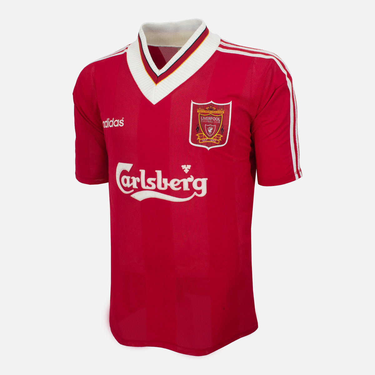 1995-96 Liverpool Home Shirt [Perfect] XL — Verified official Liverpool shirt, condition graded | The Vault