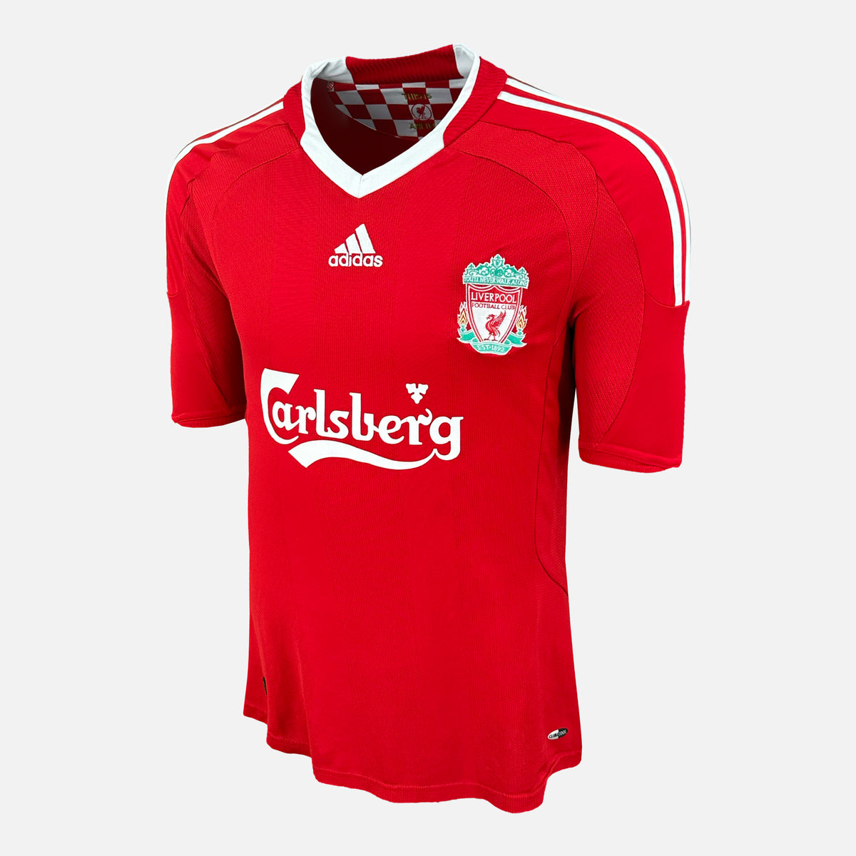 2008-10 Liverpool Home Shirt Gerrard 8 [Excellent] M — Looking after your Liverpool Home jersey | The Vault
