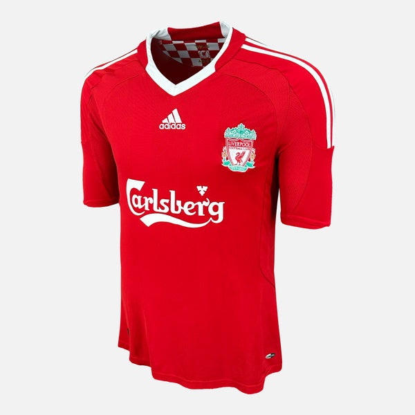 2008-10 Liverpool Home Shirt Gerrard 8 [Excellent] M