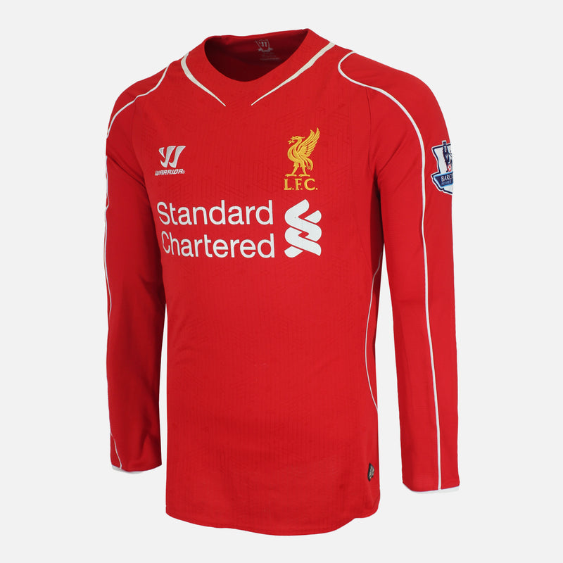 Steven Gerrard Liverpool 2014-15 Home Shirt 8 | Long Sleeve