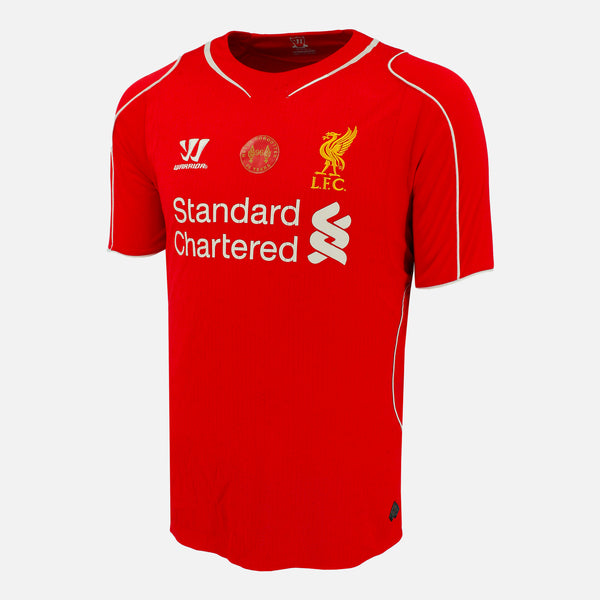 2014-15 Liverpool Home Shirt 96 Hillsborough Edition [Good] M