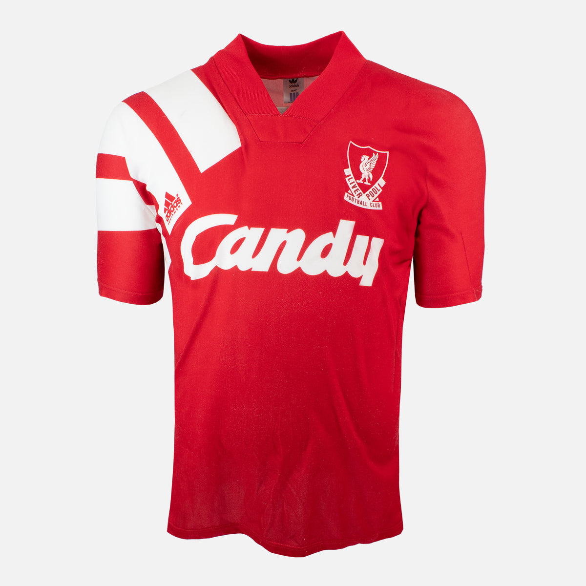 1991-92 Liverpool Home Shirt Candy [Good] M — Looking after your Liverpool Home jersey | The Vault
