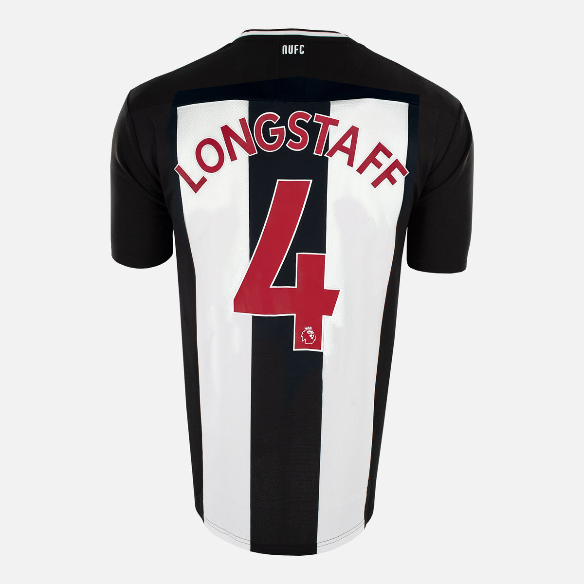 2019-20 Newcastle United Home Shirt Longstaff 4 [Perfect] M — Verified official Newcastle United shirt, condition graded | The Vault