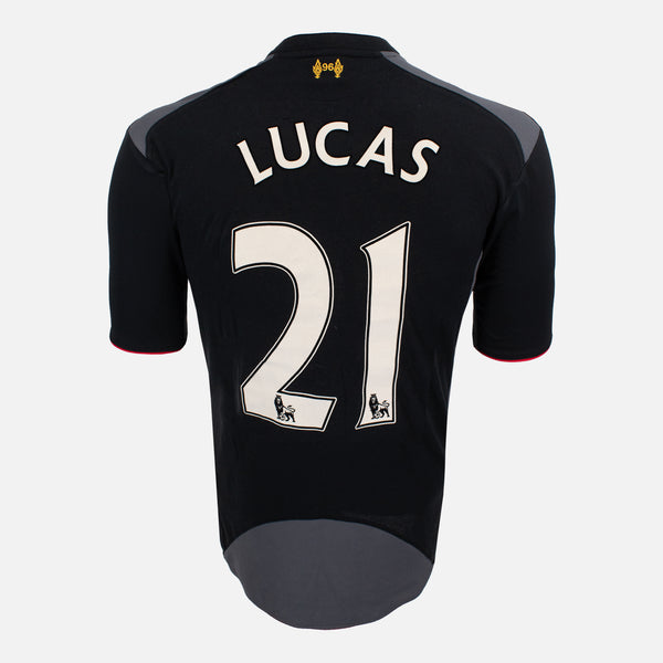 2012-13 Liverpool Away Shirt Lucas 21 [Excellent] L