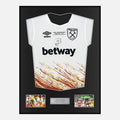 Framed Lucas Paqueta Signed West Ham Shirt 2023 Conference Final [Classic]
