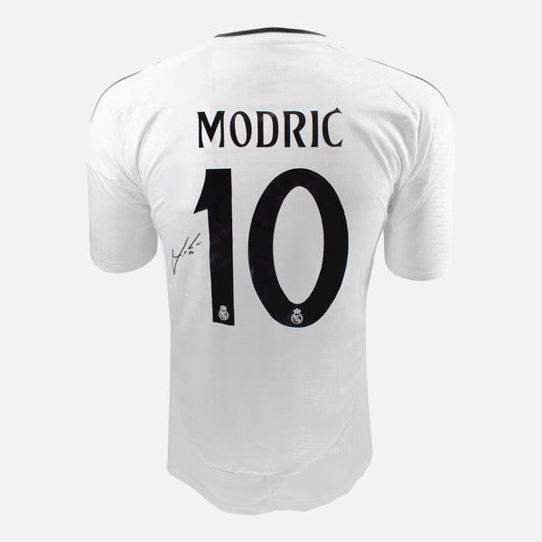 Luka Modric Signed Real Madrid Shirt 2024-25 Home [10]