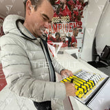 Framed Marc Overmars Signed Arsenal Shirt Home 1998-99 [Classic]