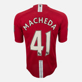 2007-09 Manchester United Home Shirt Macheda 41 [Excellent] L