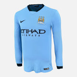 2014-15 Manchester City Home Shirt long sleeve [Excellent] S