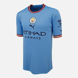 Erling Haaland Signed Manchester City Shirt 2023 Treble [9]