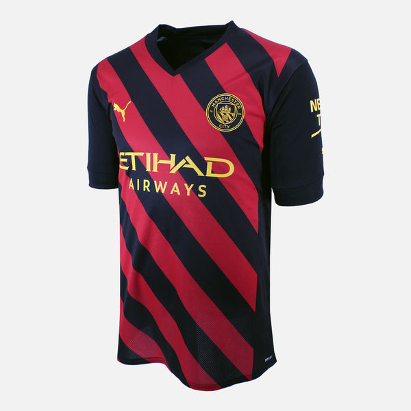 Manchester City 2022-23 Away Shirt | Puma Red/Black
