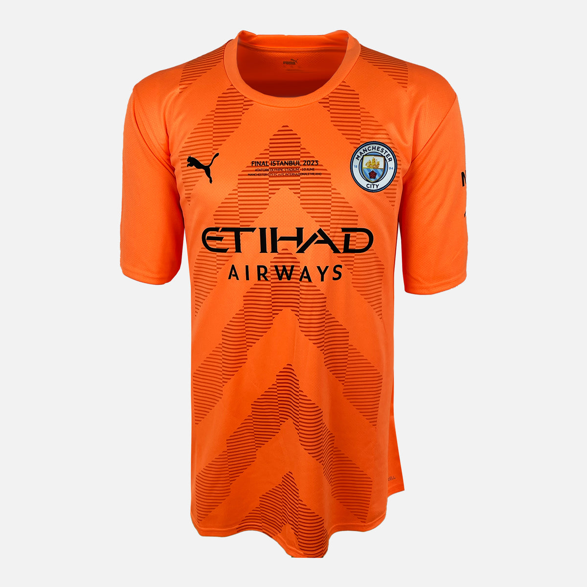 2023 Manchester City Goalkeeper Shirt Ederson M. 31 CL Final [New] XXL — Looking after your new Manchester City Goalkeeper shirt | The Vault
