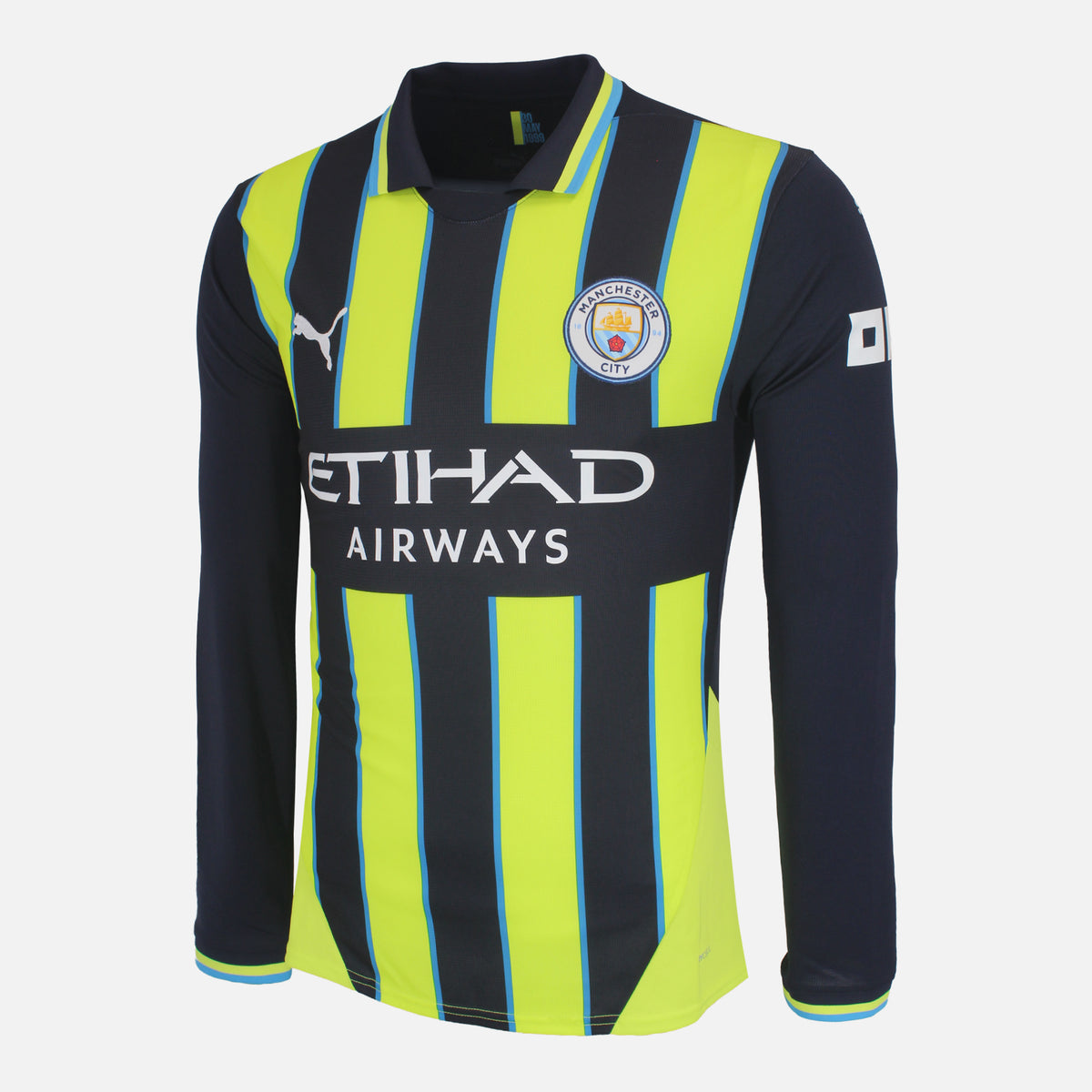 2024-25 Manchester City Away Shirt long sleeve [New] S — Authentic Manchester City away football shirt from the 2024-25 season | The Vault