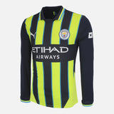 2024-25 Manchester City Away Shirt long sleeve [New] S