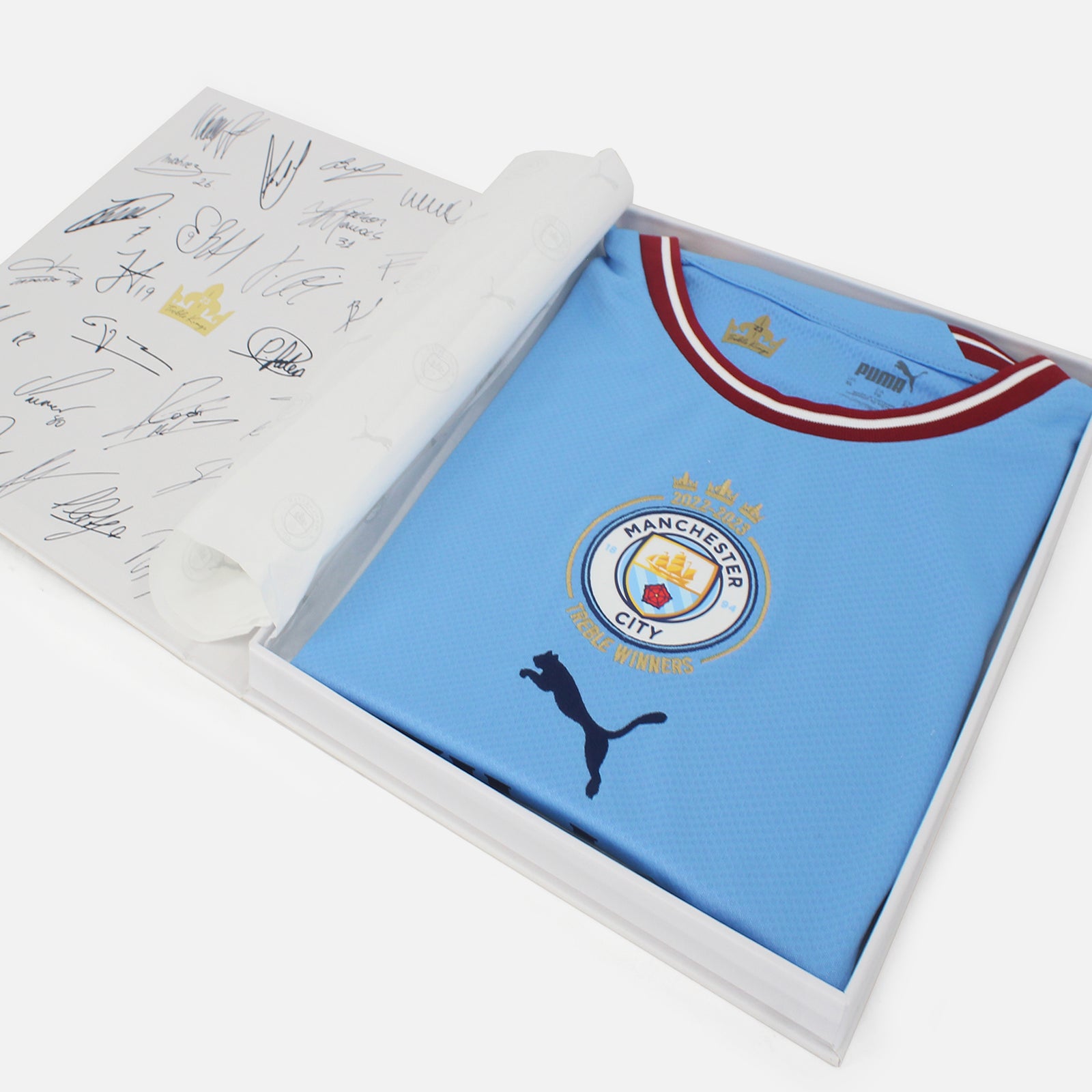 Manchester City 2022-23 Home Shirt | Treble Winner