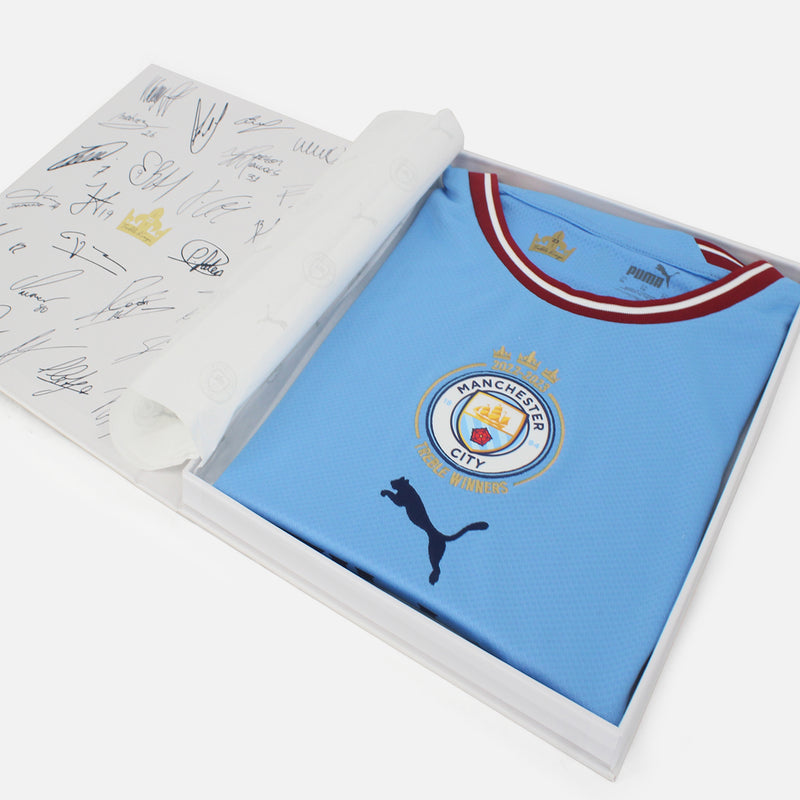 Manchester City 2022-23 Home Shirt | Treble Winner