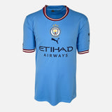 Rodri Signed Manchester City Shirt 2022-23 Final Treble [16]