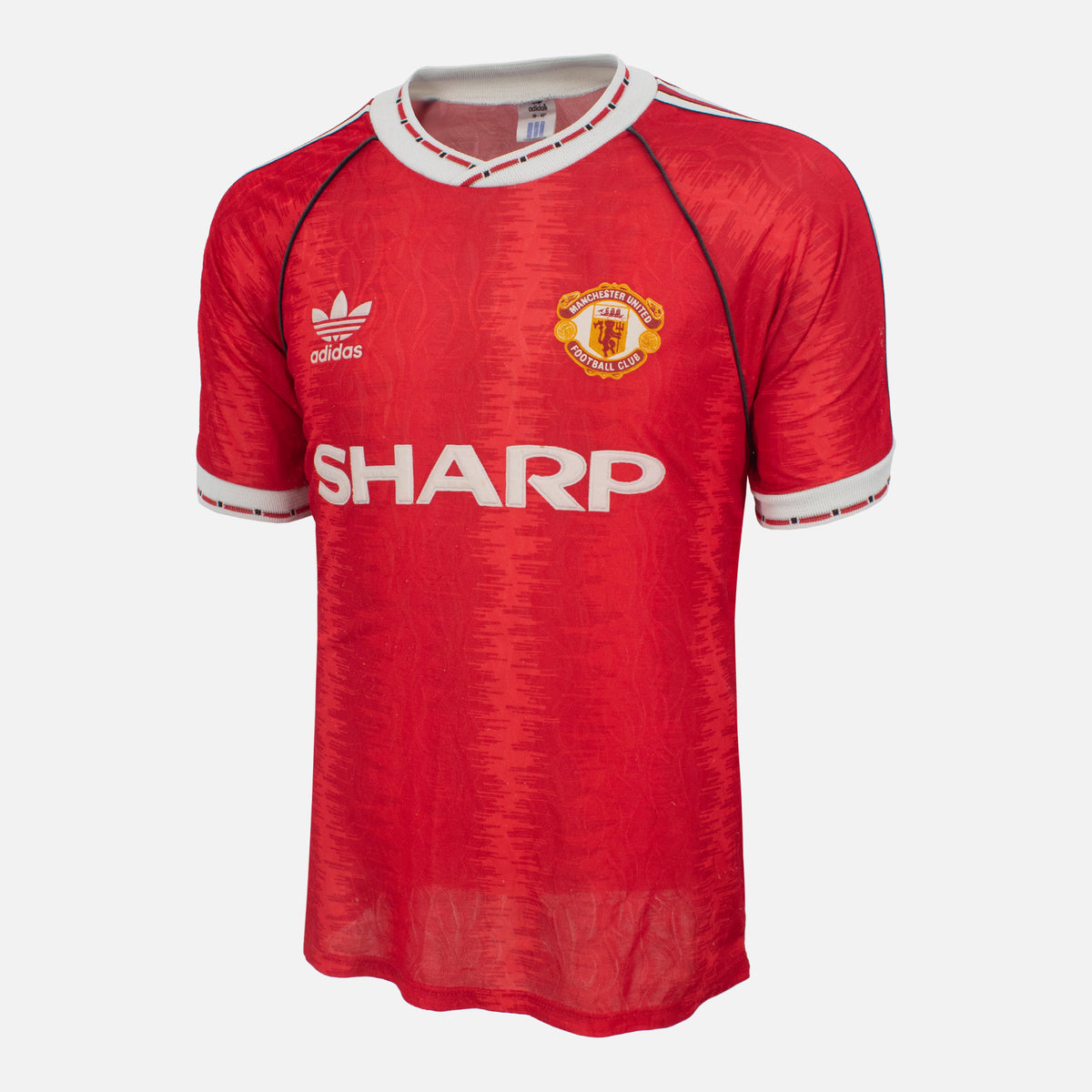 1990-92 Manchester United Home Shirt [Excellent] M — Verified official Manchester United shirt, condition graded | The Vault
