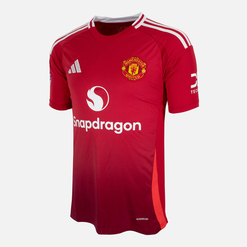 De Ligt Signed Shirt, Manchester United 2024-25 Home [4]